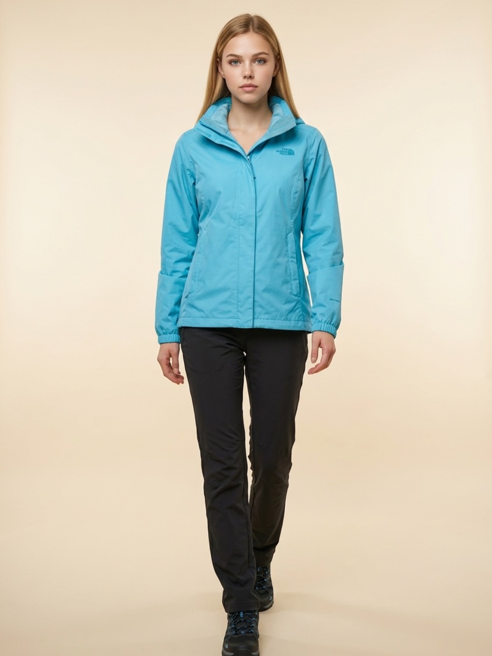 The North Face Women’s Aqua/Turquoise Ski Shell Jacket